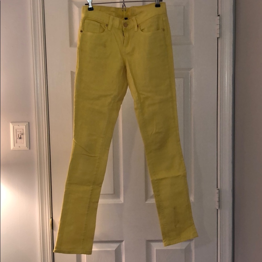 Yellow jeans